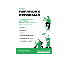 Reparos e Reformas casas, apto, etc